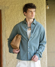 Tinted Blue Denim Shirt