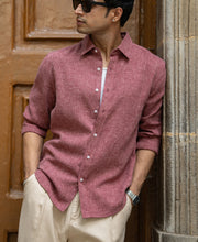 Onion Structured Linen Blend Shirt.