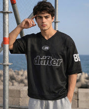 Black Embroidered Jersey T-Shirt