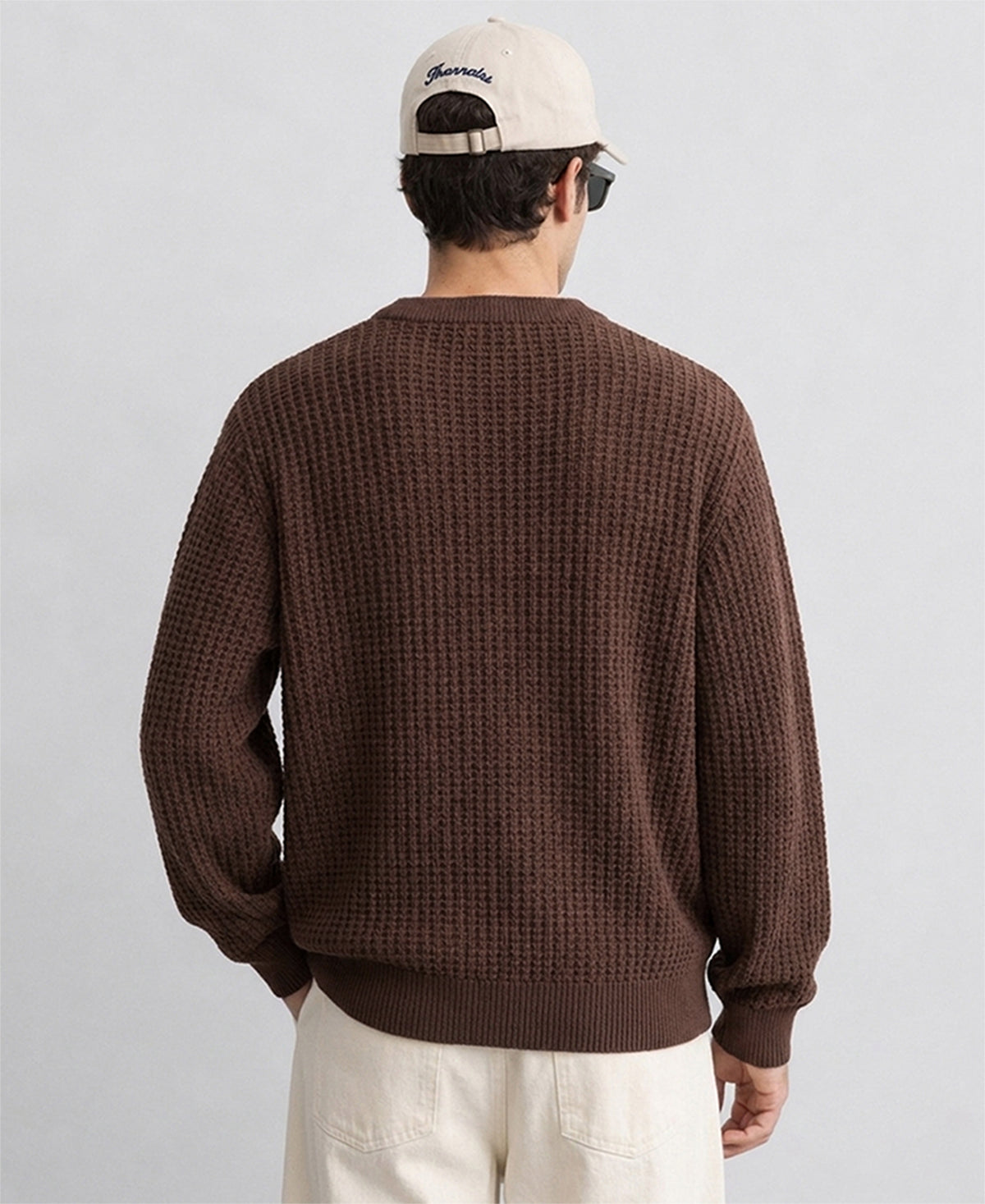 Brown Structured Sweater