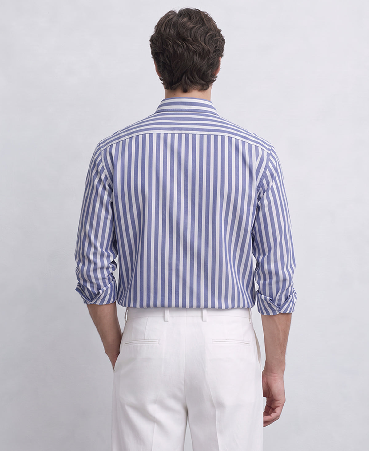 Blue Lightweight Stripe Shirt