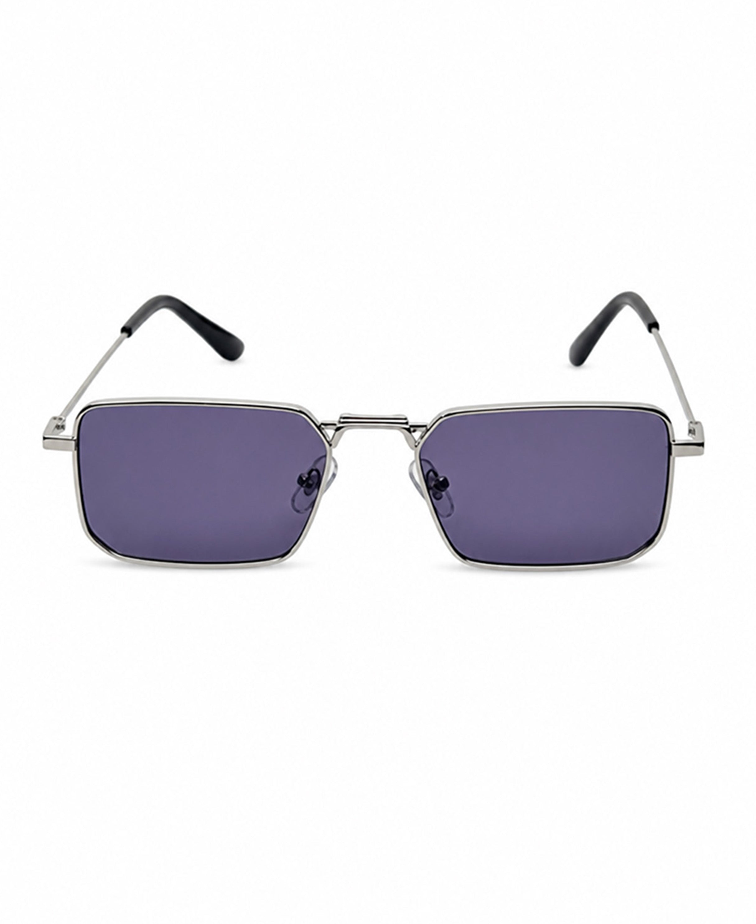 Gold Frame Rectangle Sunglasses