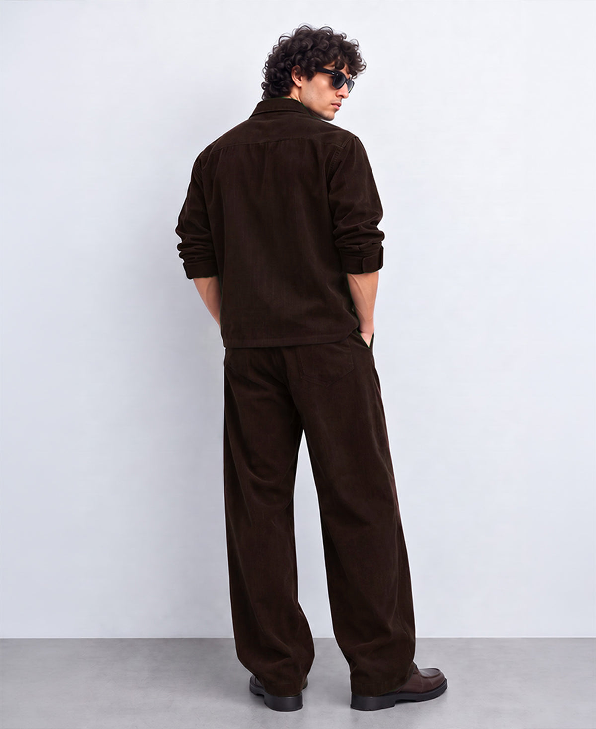 Brown Corduroy Cord Set
