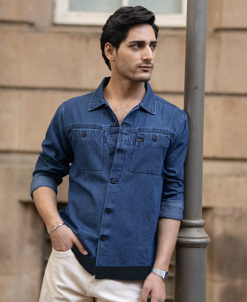 Regular Fit Full Sleeves Shirt.