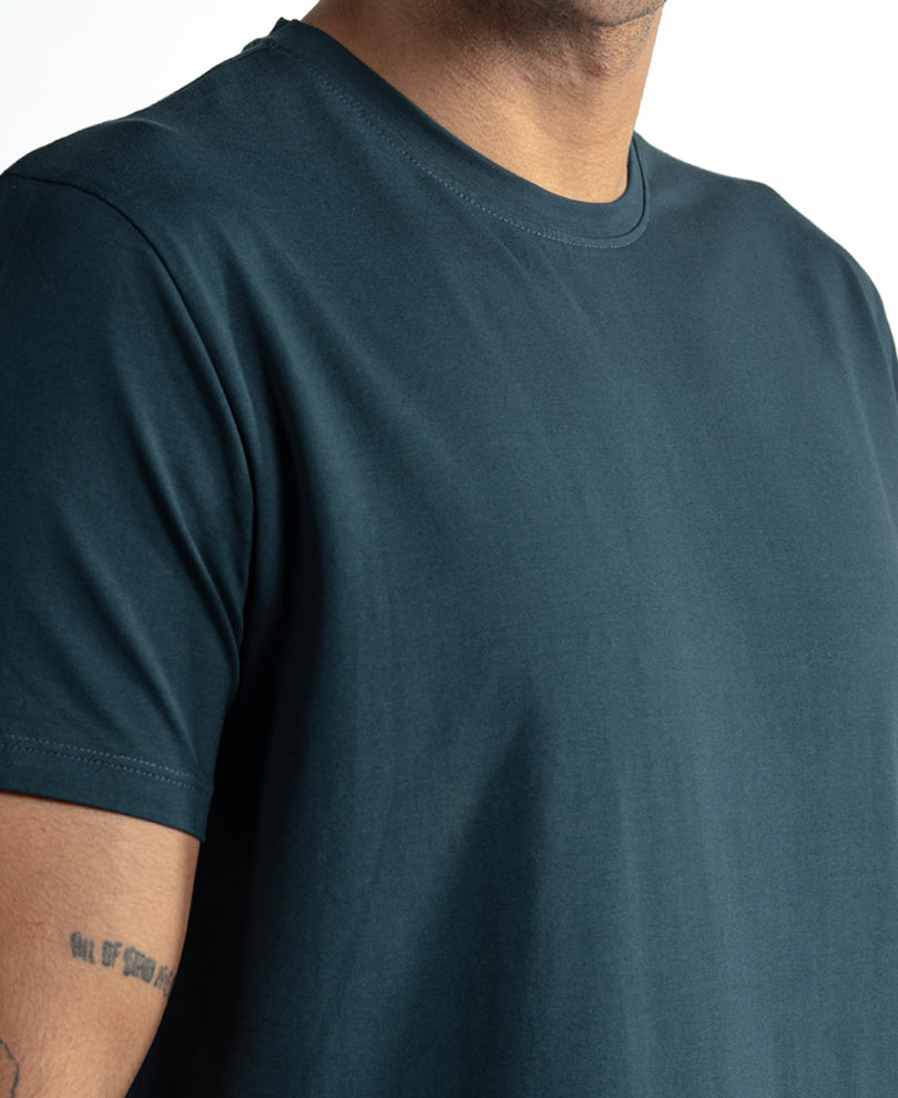Teal Regular Fit Lightweight T-Shirt