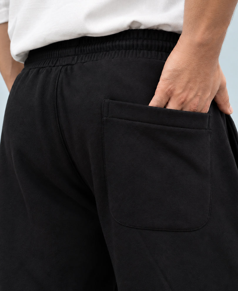 Black Knit Joggers