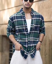 Green Checks Buttondown Shirt.