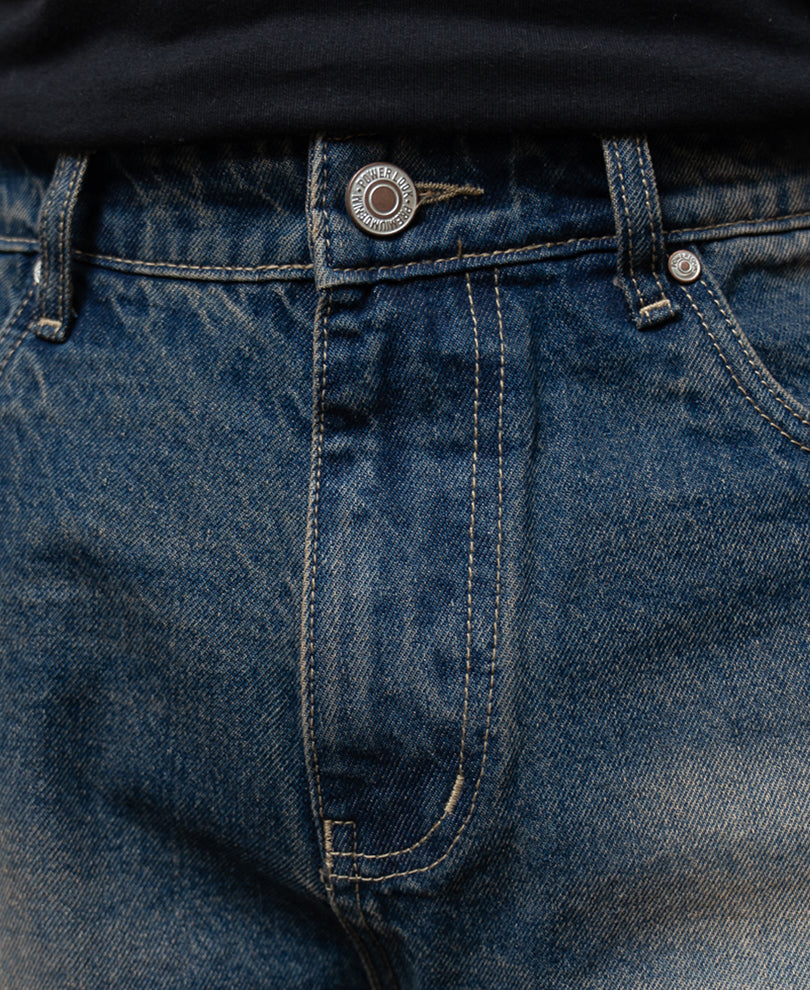 Blue Vintage Wash Jeans