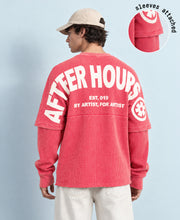 Coral Washed Structured T-Shirt
