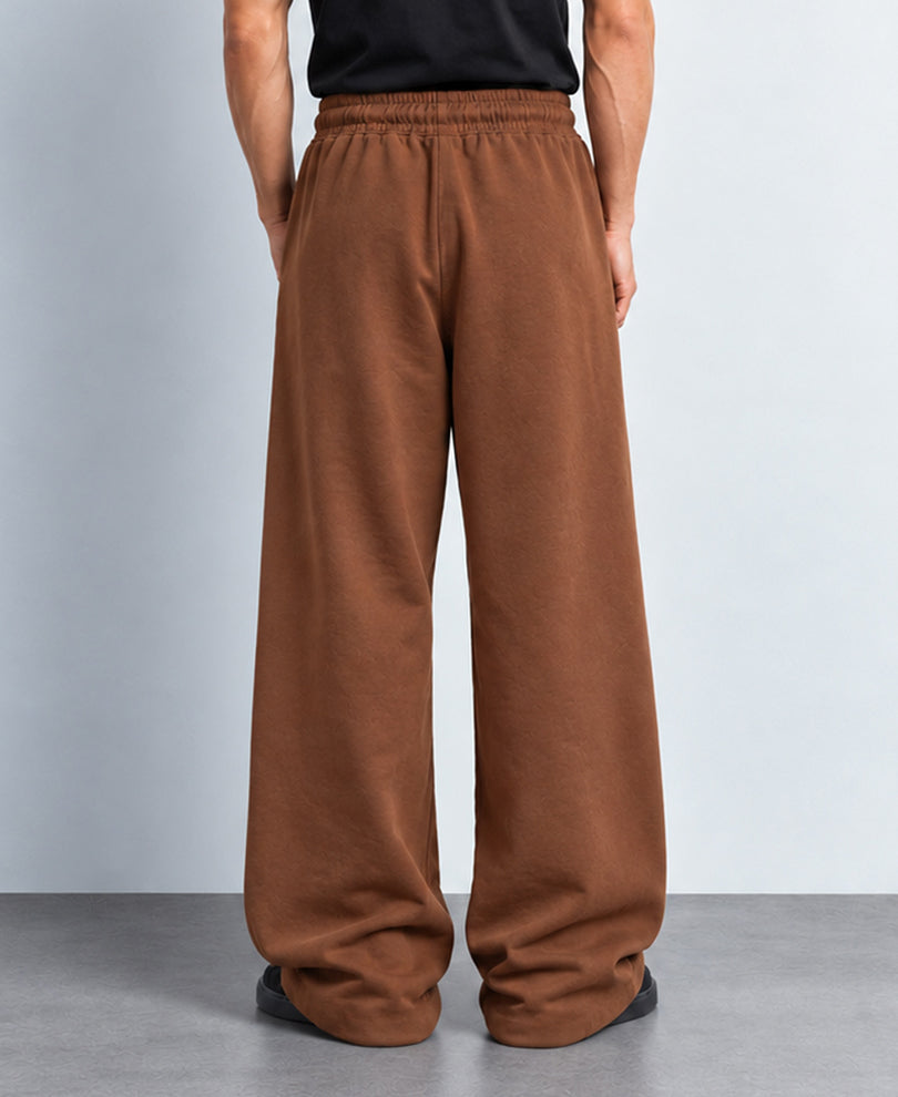 Brown Extra Baggy Trackpants