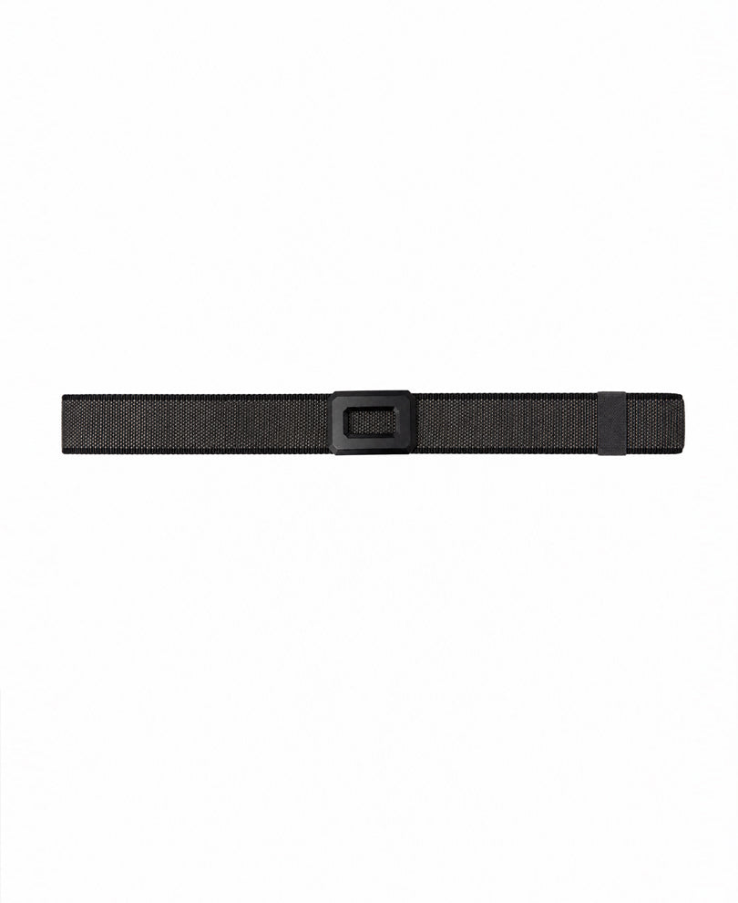 Grey Buckle Reversible Webbing Belt