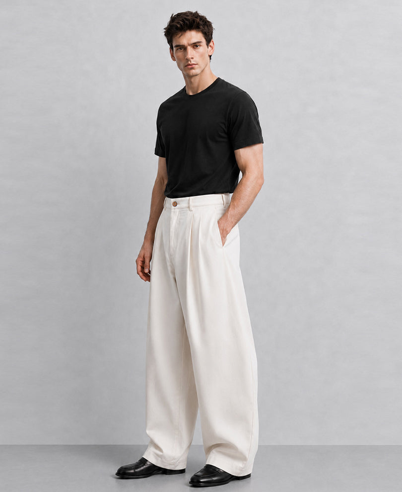 Off-White Pleated Barrel Trackpants