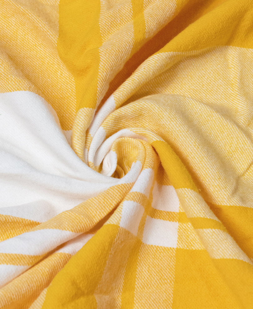 Yellow Macro Checks Shirt