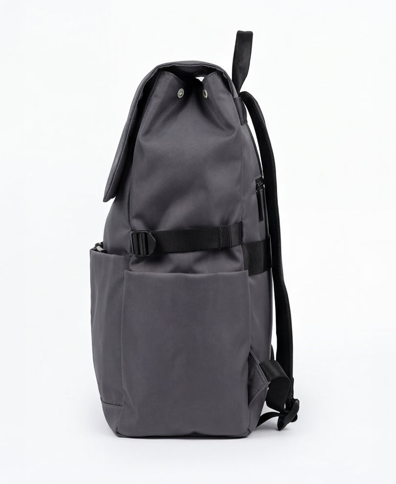 Grey Multipockets Backpack