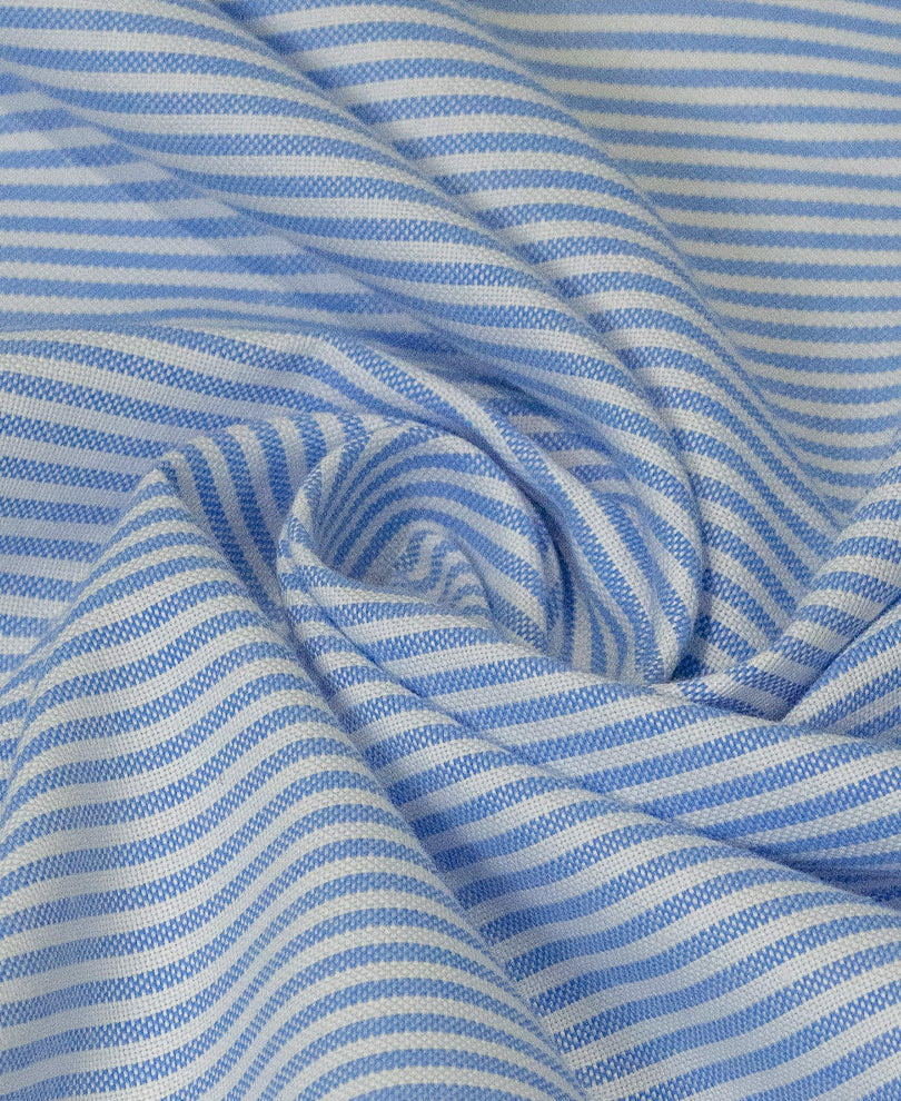 Blue Oxford Stripe Shirt