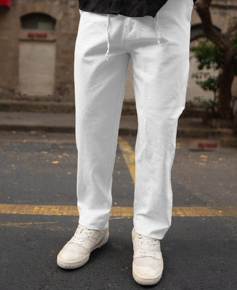 White Cotton Pant.
