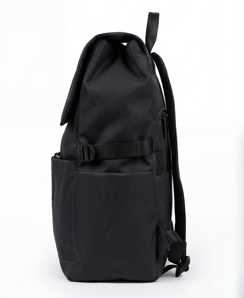 Black Multipockets Backpack