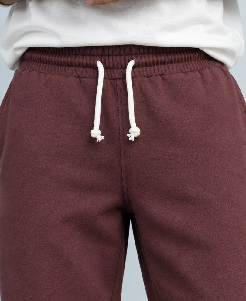 Brown Knit Joggers