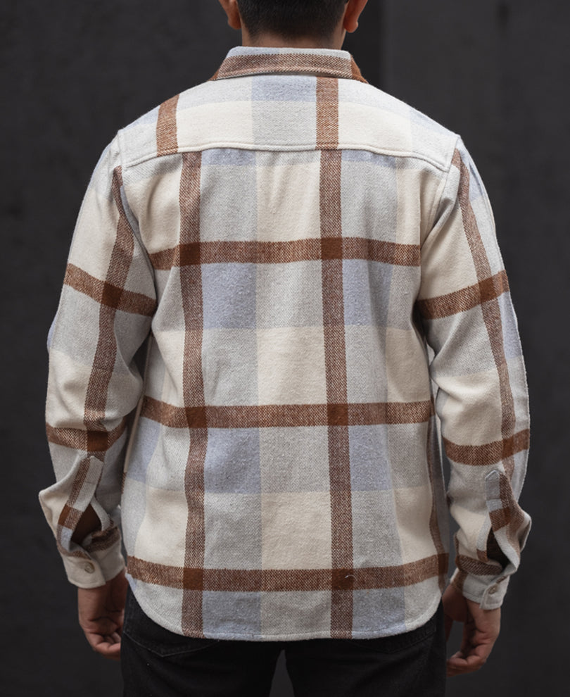 Multi Colour Checks Regular Fit Full Sleeves Shirt.