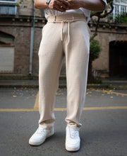 Light Beige Regular Fit Track Pant.