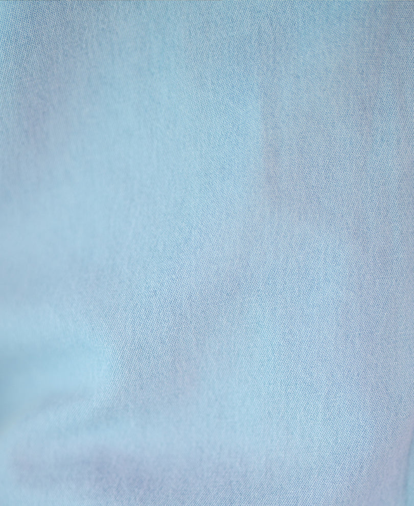 Blue Washed Boxy Denim Shirt