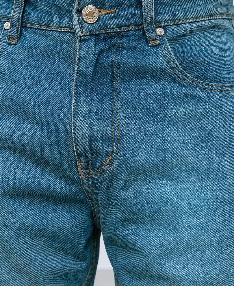 Blue Demin Baggy Fit Jeans