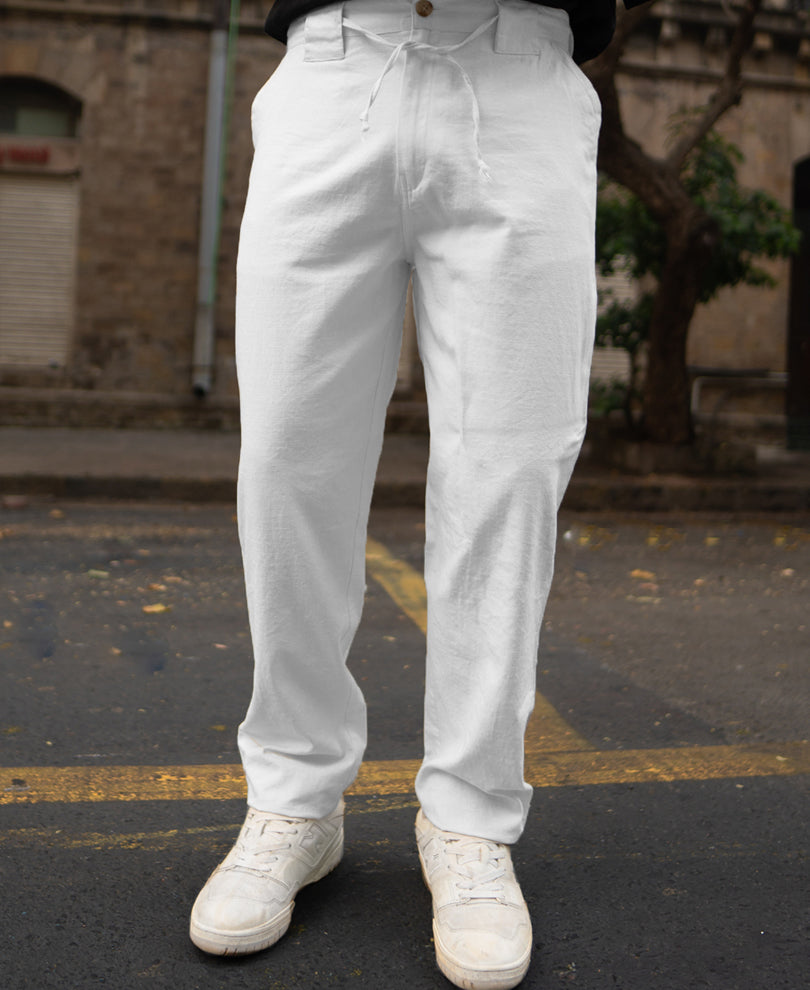 White Cotton Pant.