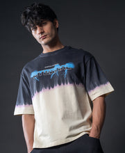 Black Bleached Graphic T-Shirt 100% Cotton