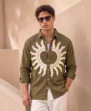 Brown Sunpatch Shirt 100% Cotton