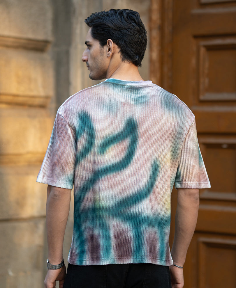 Spray Print Graffiti T-Shirt.
