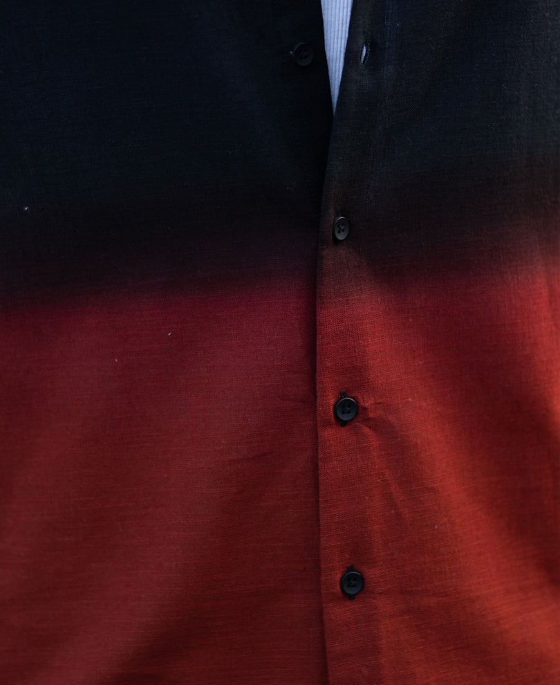 Black And Brown Ombre Shirt.