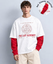White Printed Doctor Sleeve T-Shirt 100% Cotton