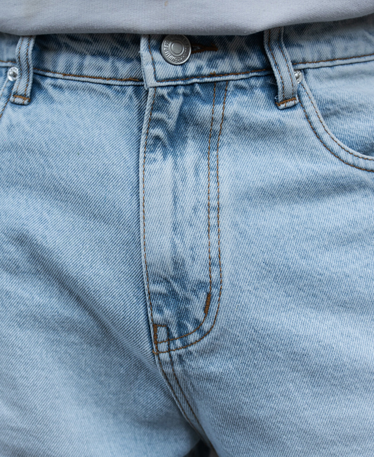 Blue Flame Print Jeans