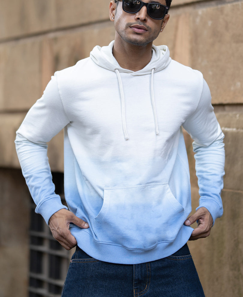 Blue Ombre Hoodie.