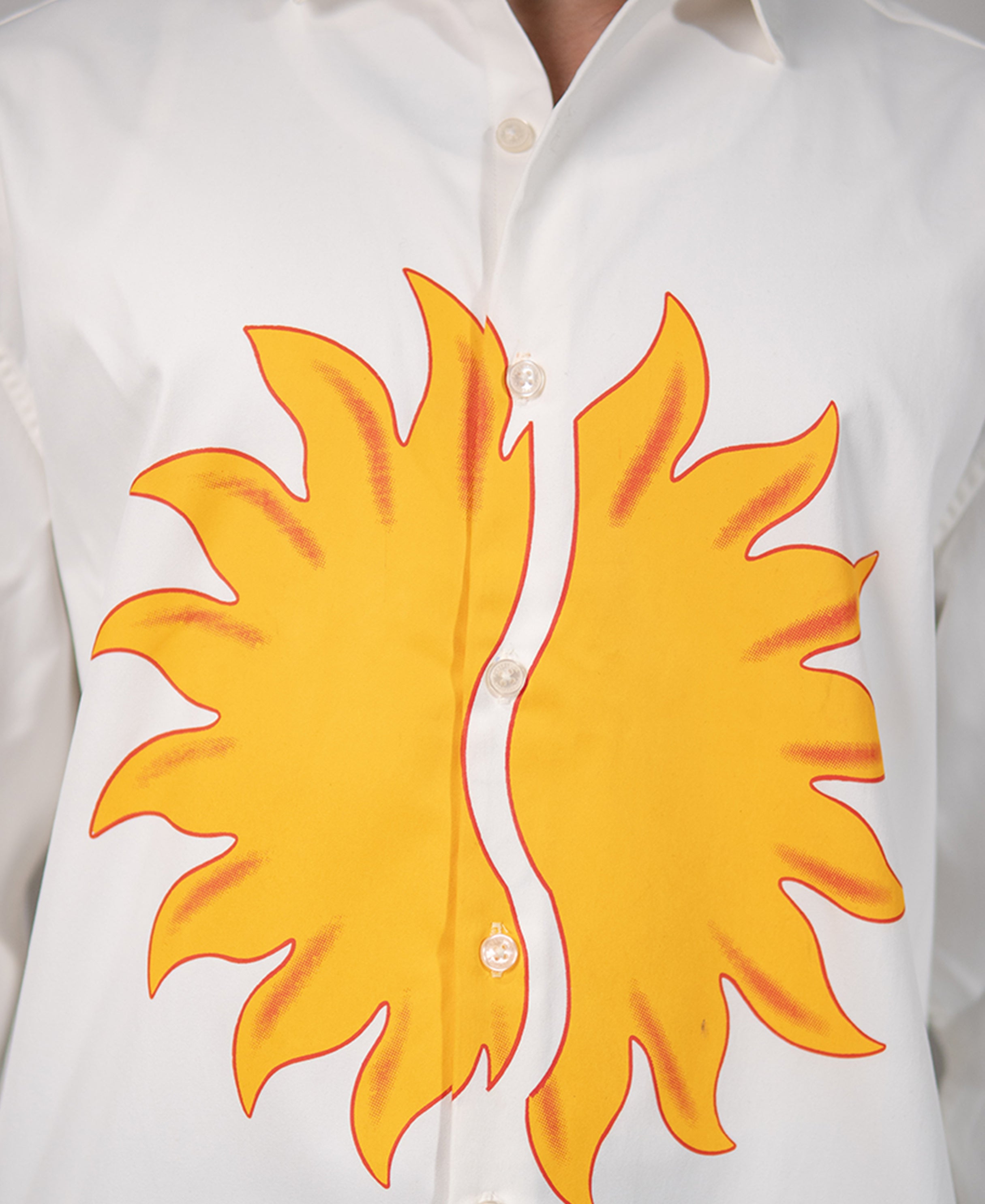 Off White Sun Print Shirt
