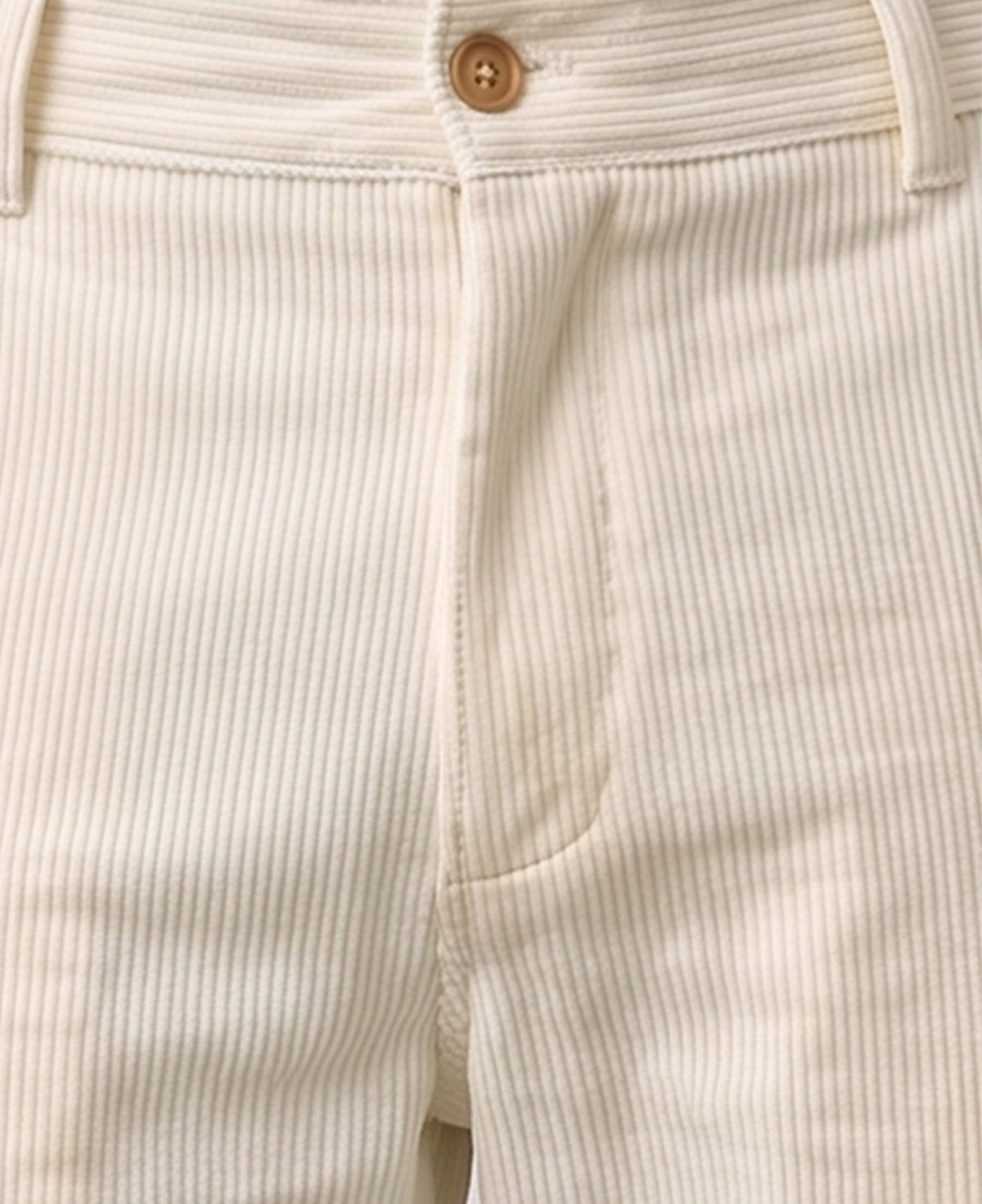 Cream Side Pocket Baggy Fit Track Pant