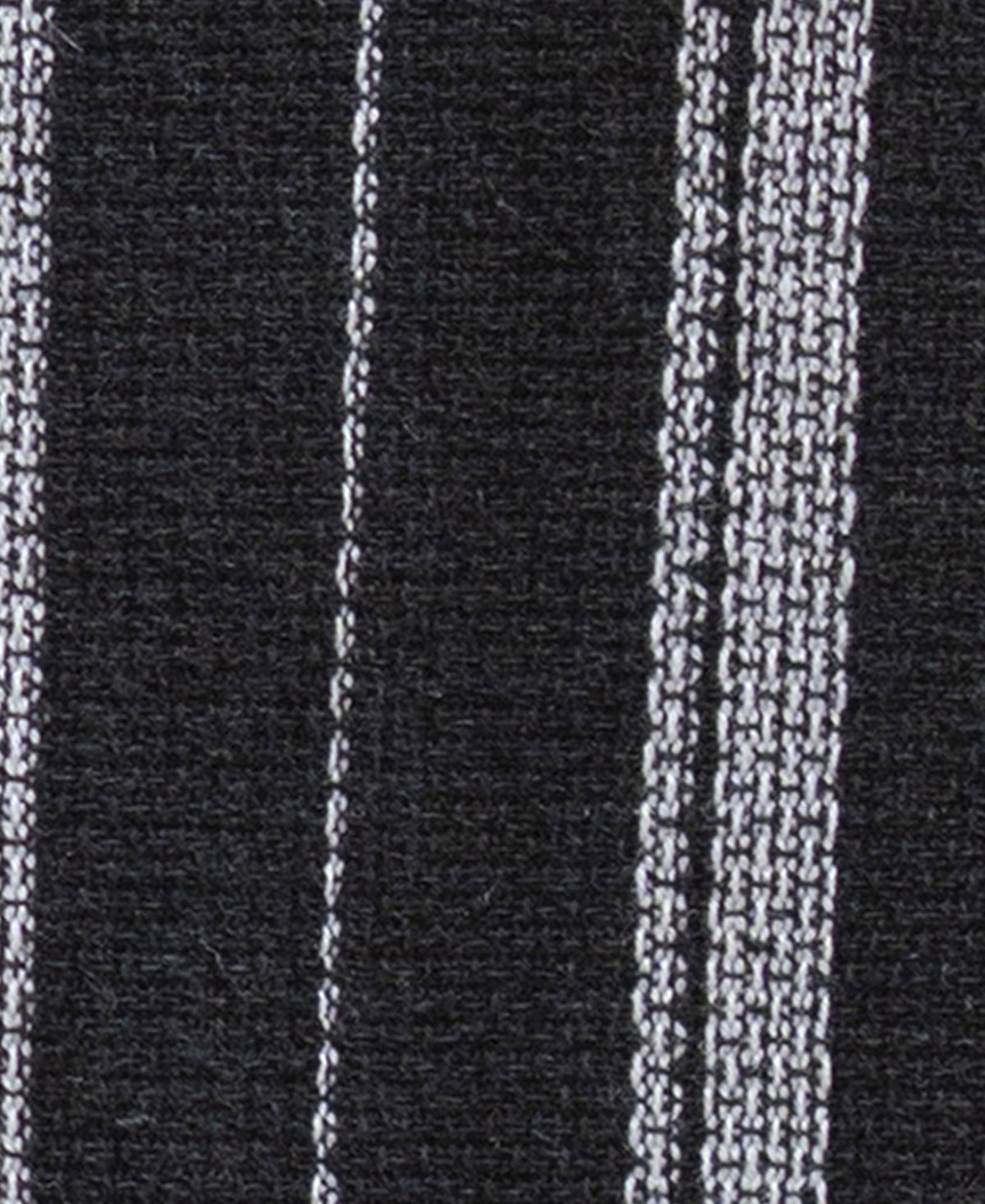 Black Structured Stripe Shirt