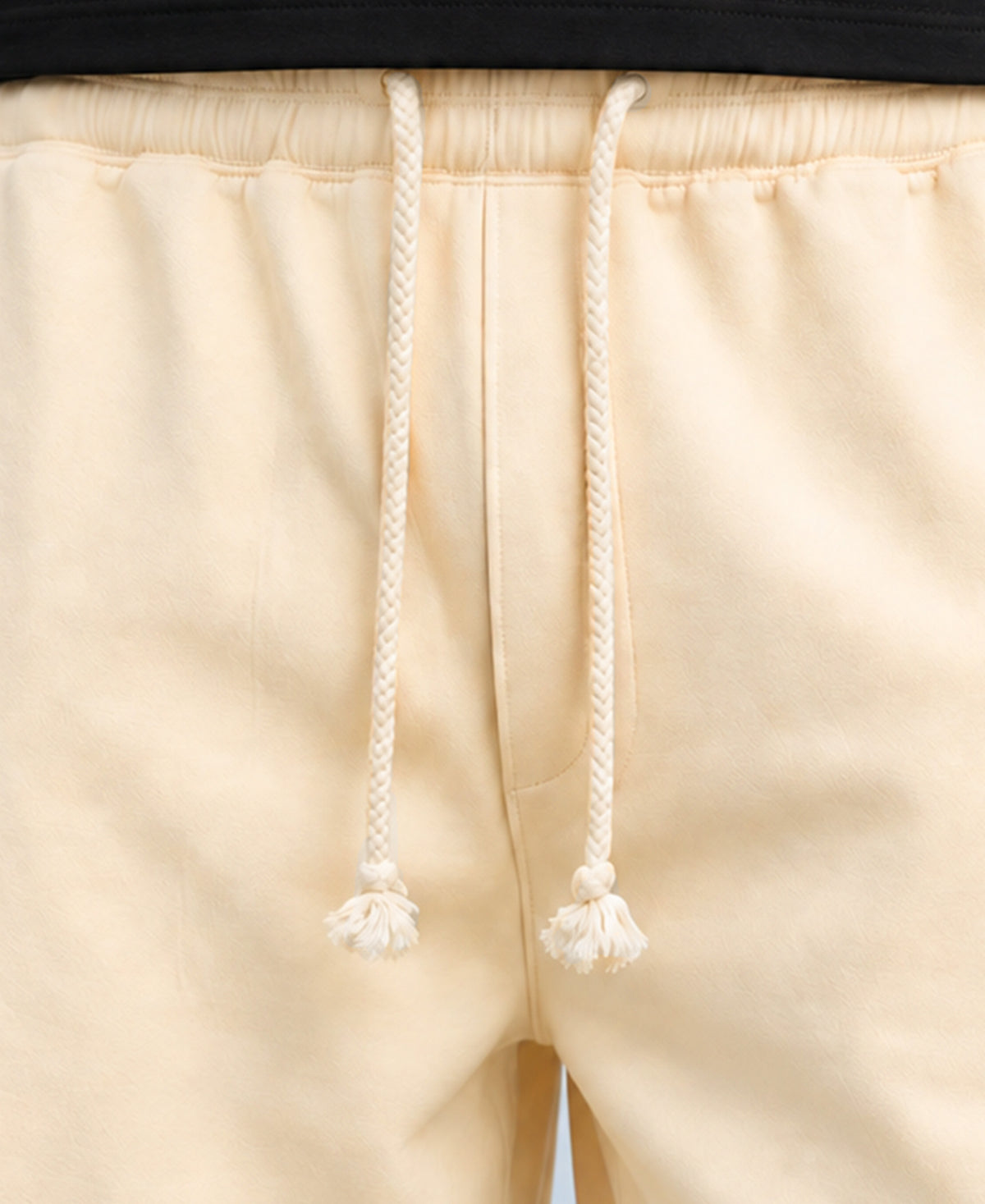 Cream Contrast Detail Trackpants