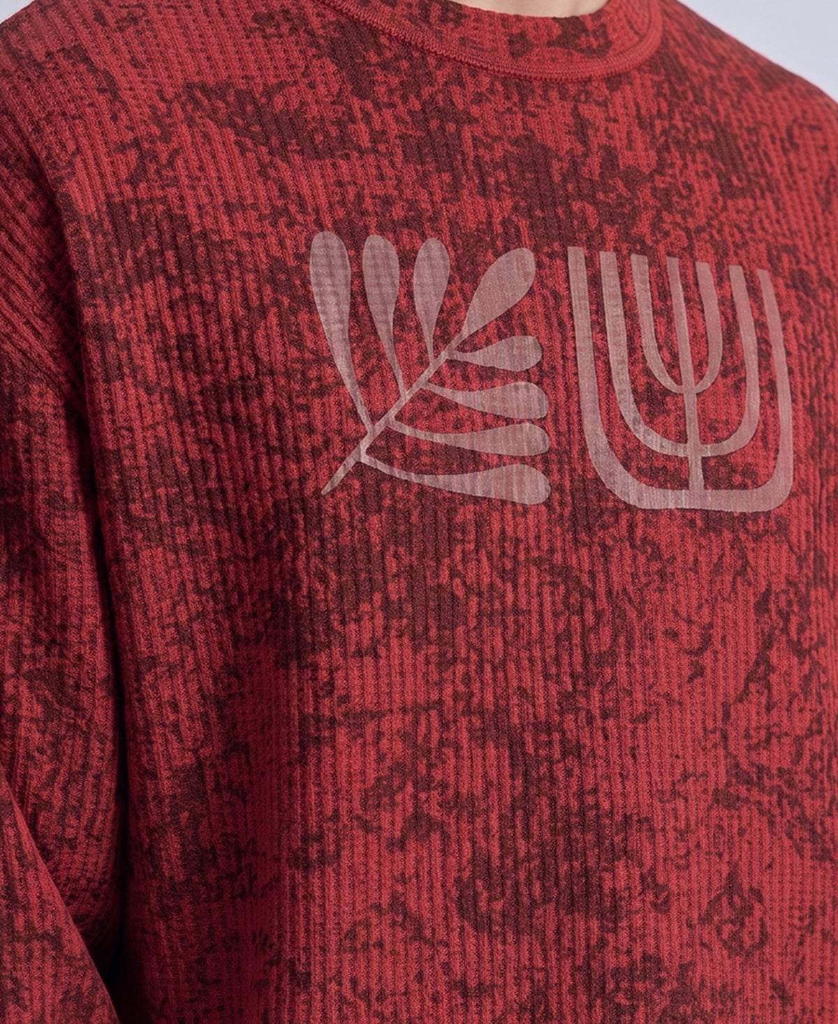 Brick Printed Structured T-Shirt
