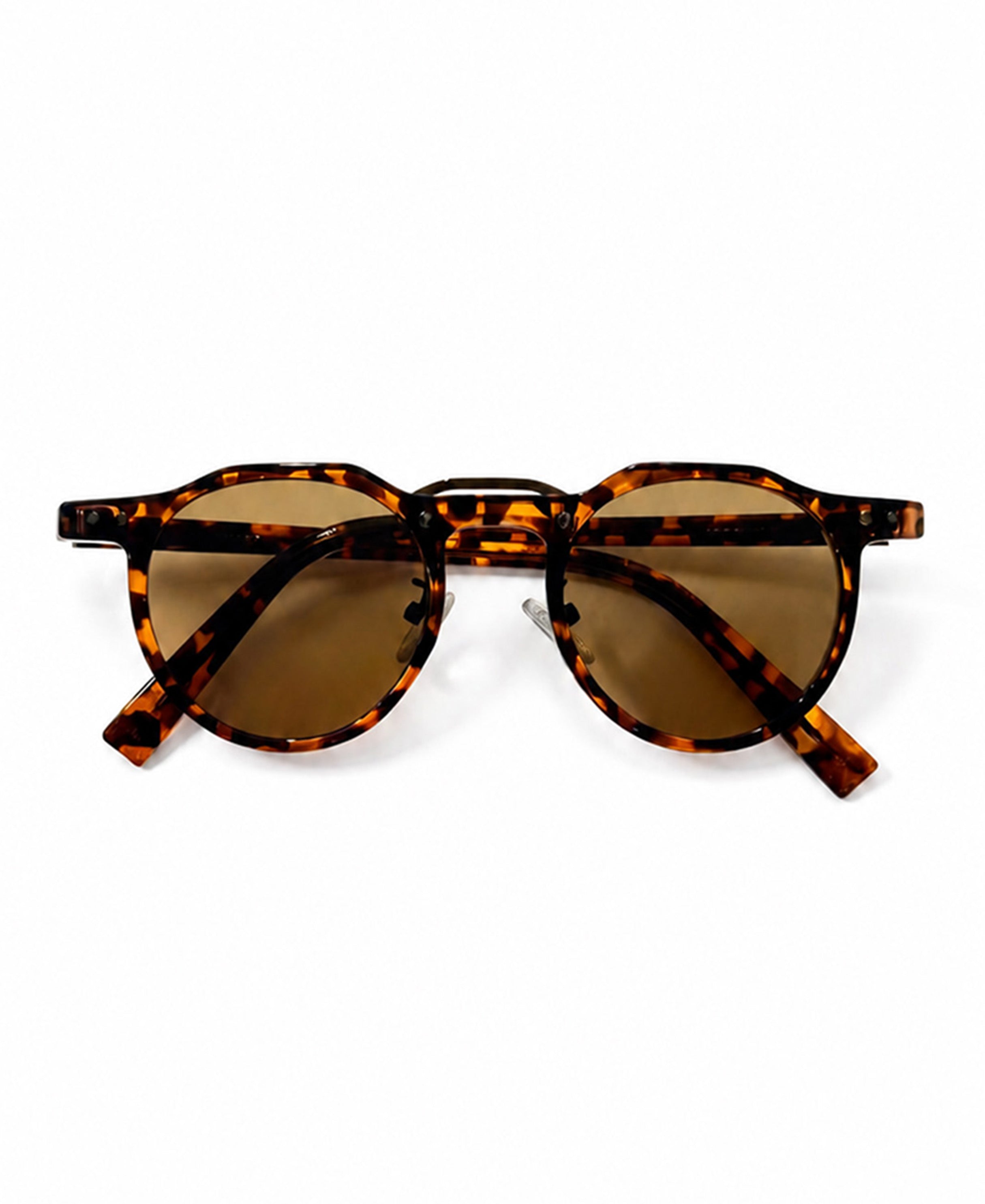 Brown Round Sunglasses