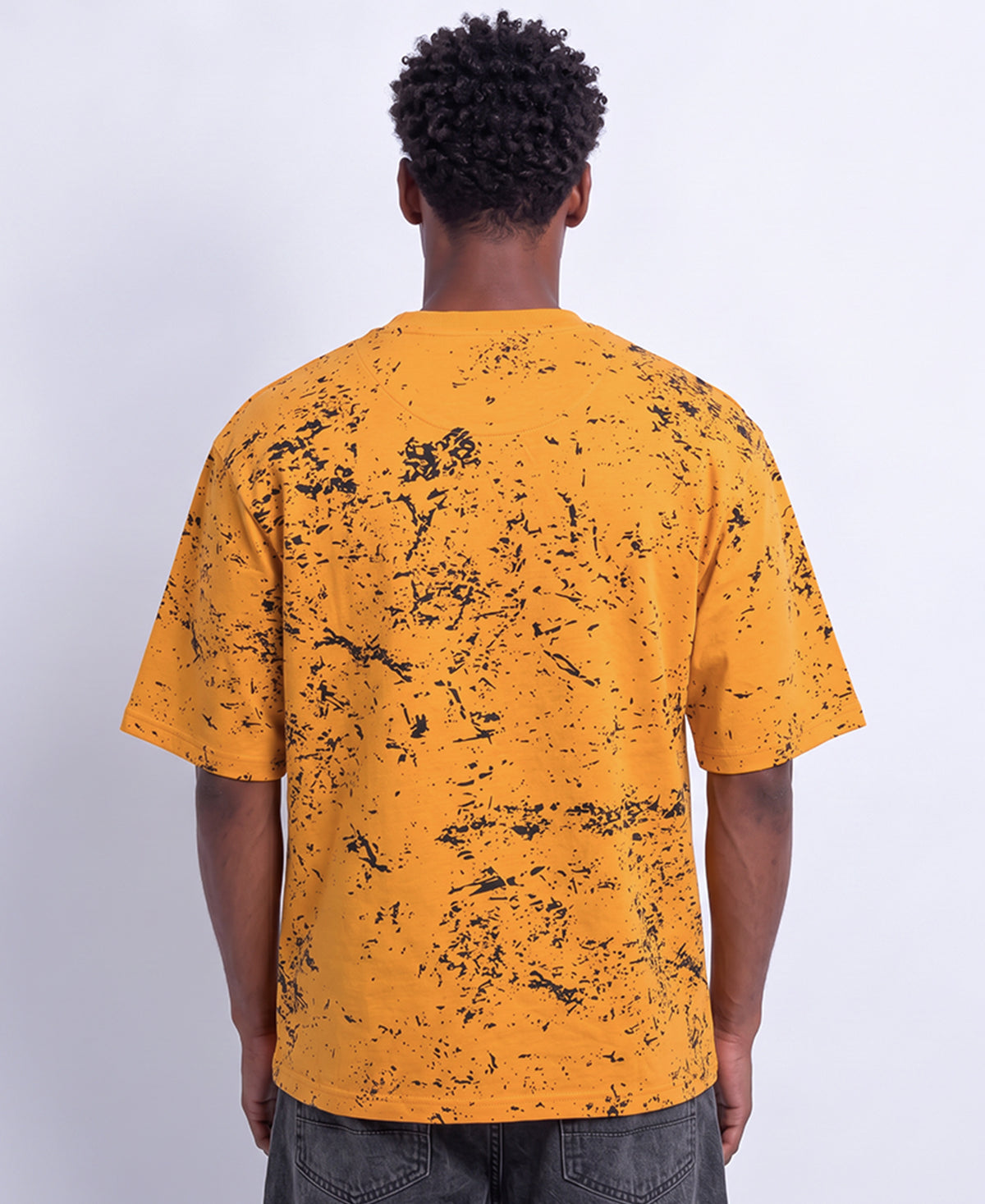 Yellow Roman Print T-Shirt