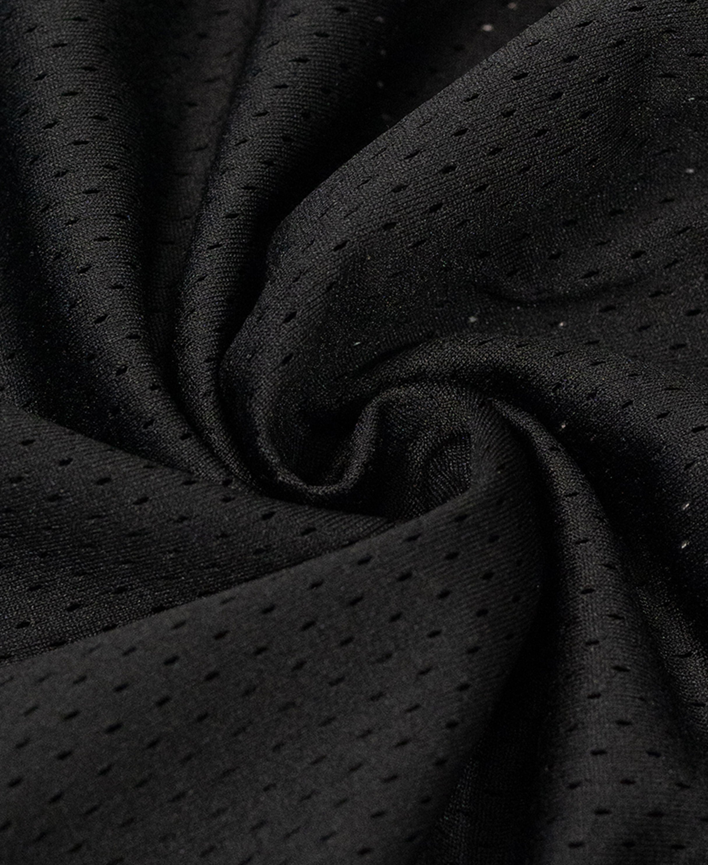 Black Embroidered Jersey T-Shirt