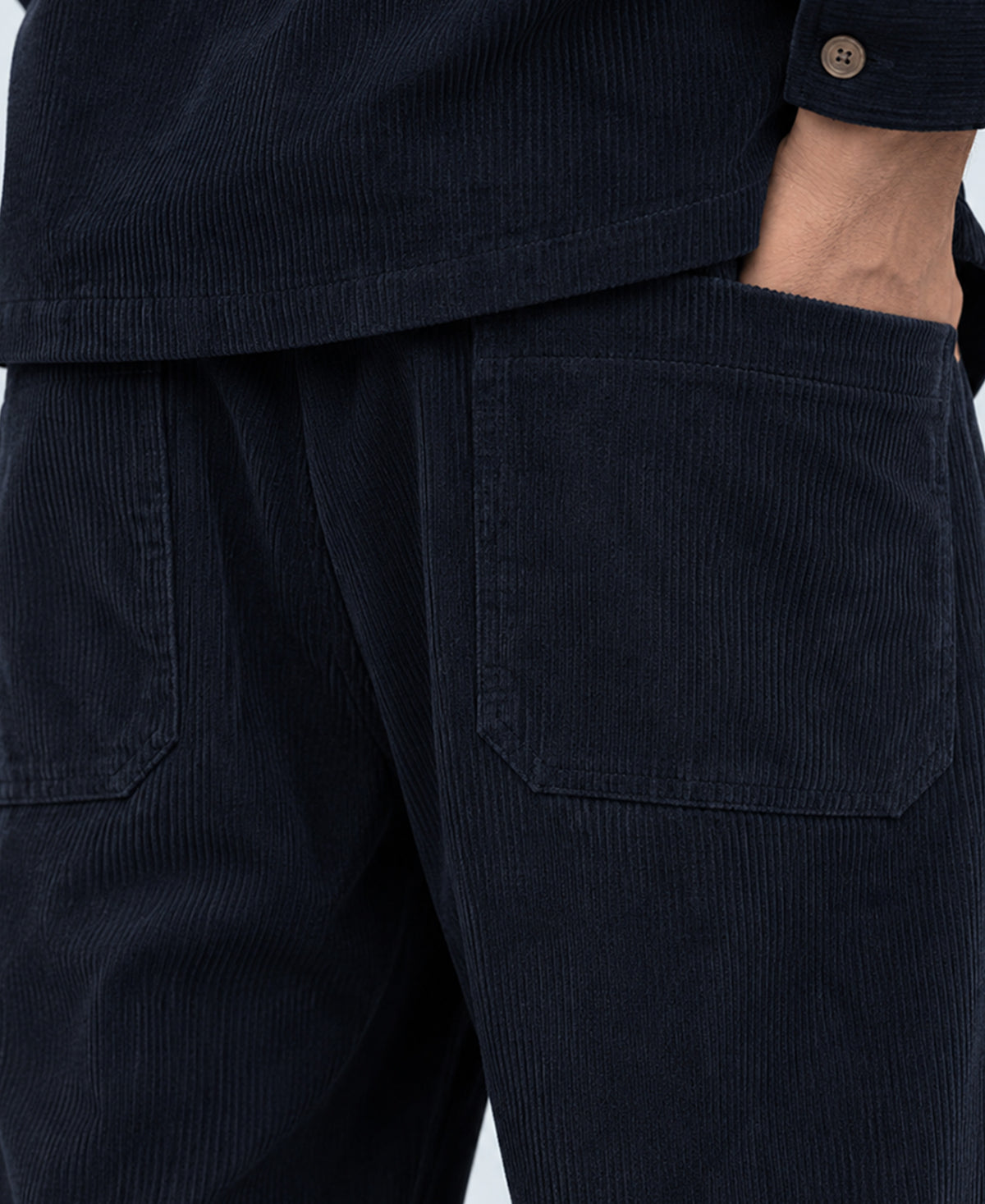Navy Corduroy Cord Set