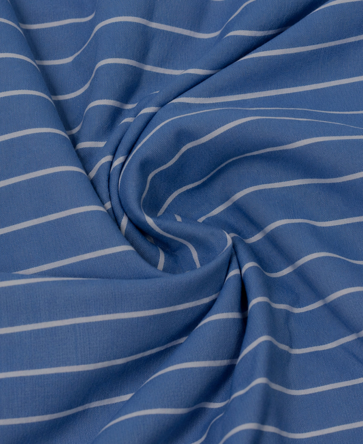 Printed Blue Stripe Shirt 100% Cotton