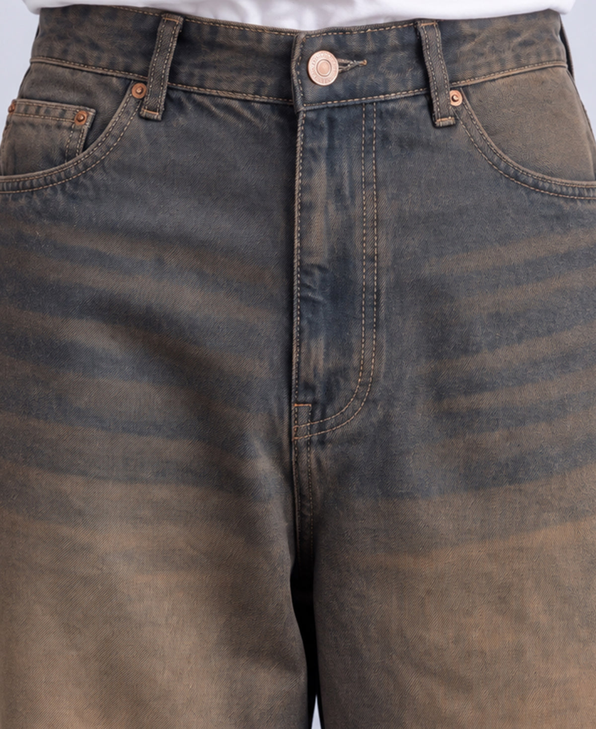 Vintage Blue Washed Baggy Jeans