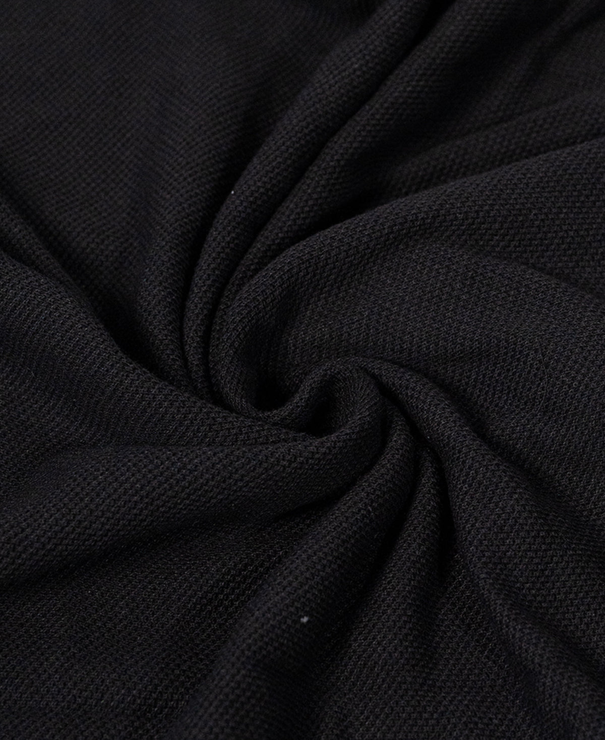 Black Double Collared Polo T-Shirt