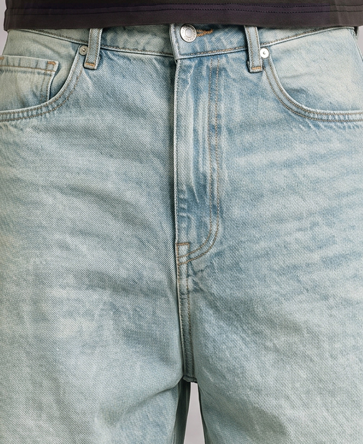 Tinted Blue Extra Baggy Jeans