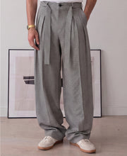Black And White Micro Checks Trousers