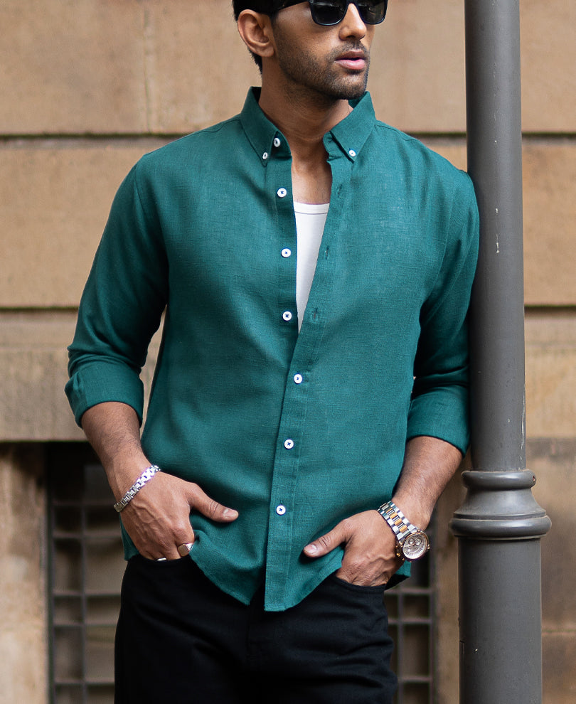 Teal Lightweight Shirt.