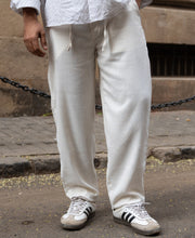 Natural Linen Trousers.